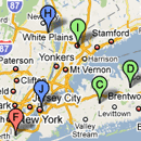 Map your data onto a Google Map!